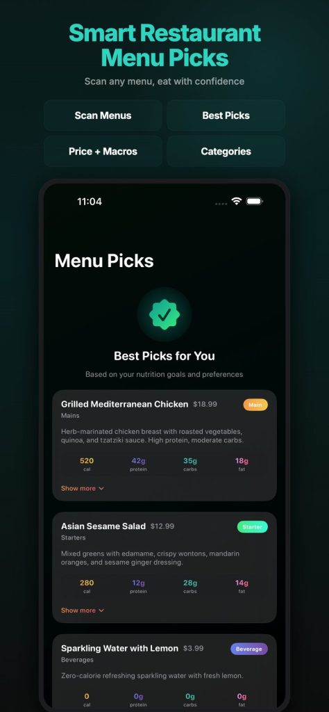 MealArc screenshot