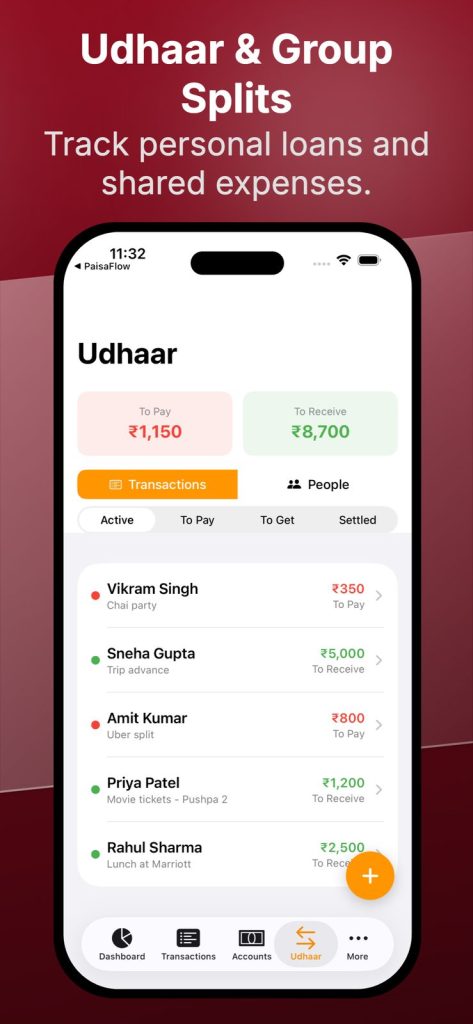 PaisaFlow screenshot